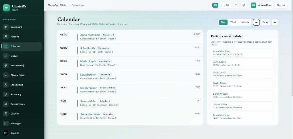 Schedule & queue